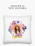 Pernă Personalizată cu Fotografie și Text Amelia – Cadou Unic pentru Iubită