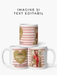 Cană Personalizată Pentru Îndrăgostiți cu Poza și Textul Tău - Valentines Day