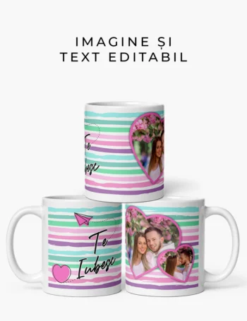 Cană Personalizată – Pentru Îndrăgostiți Cadou Perfect Pentru Iubit/Iubită