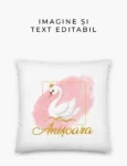 Pernă Personalizată cu Textul Tău – Cadou Unic Pentru Persoana Dragă