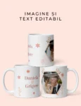 Cană Personalizată Pentru Nuntă – Grigore și Daniela – Cadou Pentru Miri