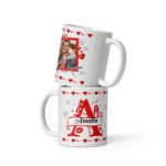 Cană Personalizată Pentru Îndrăgostiți cu Poza și Numele Tău – Cadou Perfect Pentru Iubit sau Iubită