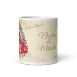 Cană Personalizată Casă de Piatră – Cadou de Nuntă pentru Tineri Însurăței