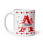 Cană Personalizată Pentru Îndrăgostiți cu Poza și Numele Tău – Cadou Perfect Pentru Iubit sau Iubită
