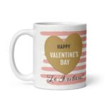 Cană Personalizată Pentru Îndrăgostiți cu Poza și Textul Tău – Valentines Day