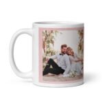 Cană Personalizată Casă de Piatră – Alina & Ion – Cadou de Nuntă pentru Tineri Însurăței