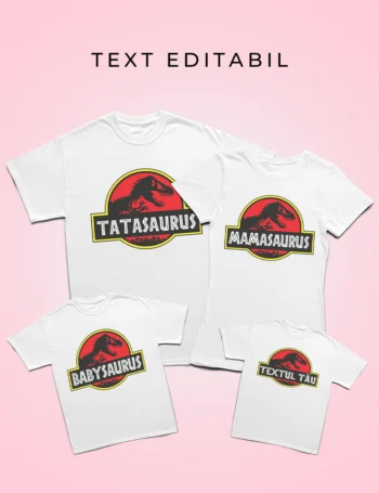 tricouri-personalizate-pentru-familie-moldova-jurassic-park