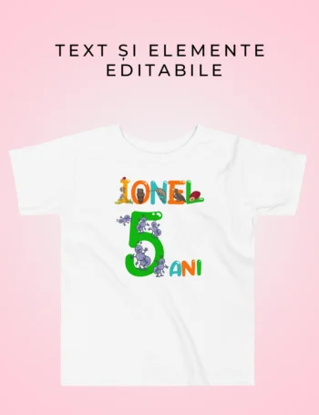 Tricou Personalizat Pentru Băieței - Ionel 5 Ani