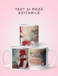 Cană Personalizată Cu Text Și Poză De Crăciun - Pentru Cel Mai Bun Prieten