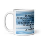 Cană Personalizată Cu Text Și Poză De Crăciun – moș crăciun motociclist